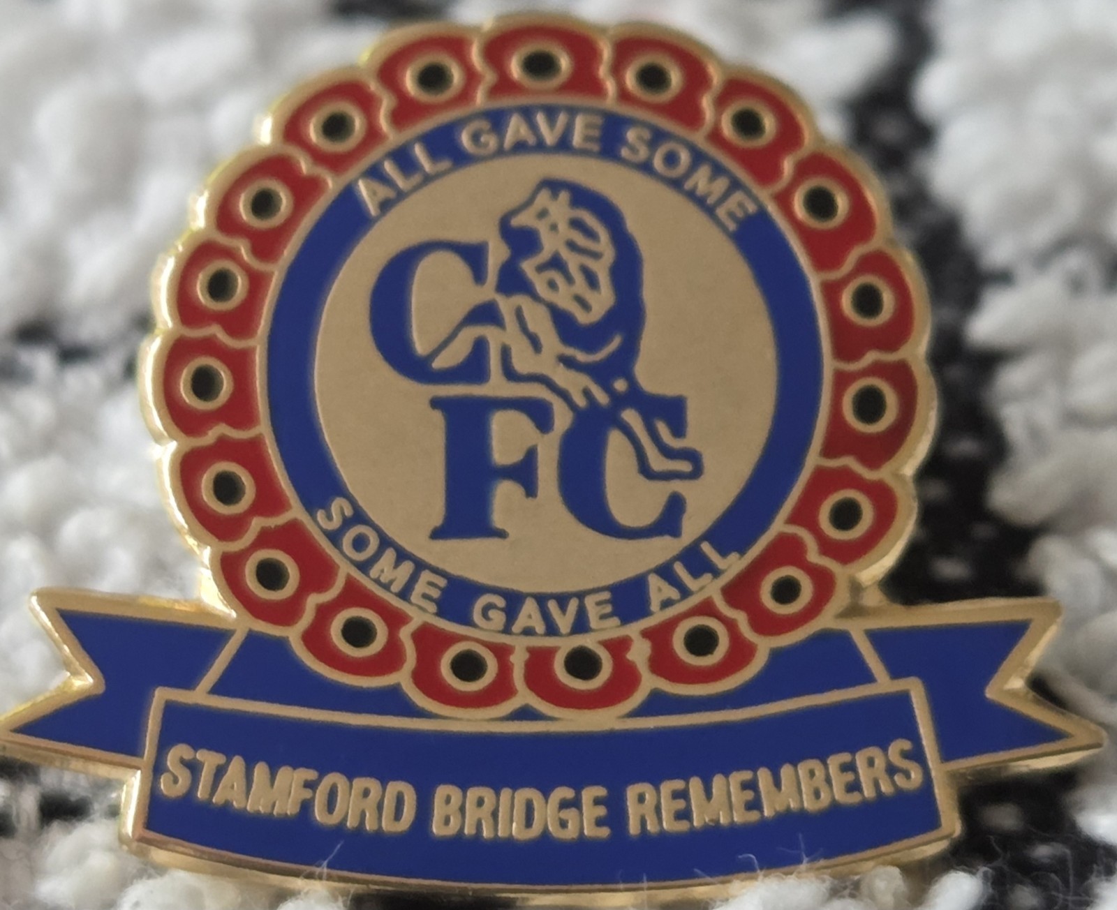 Chelsea FC Badge - CHELSEA REMEMBRANCE BADGE  for sale on Ebay