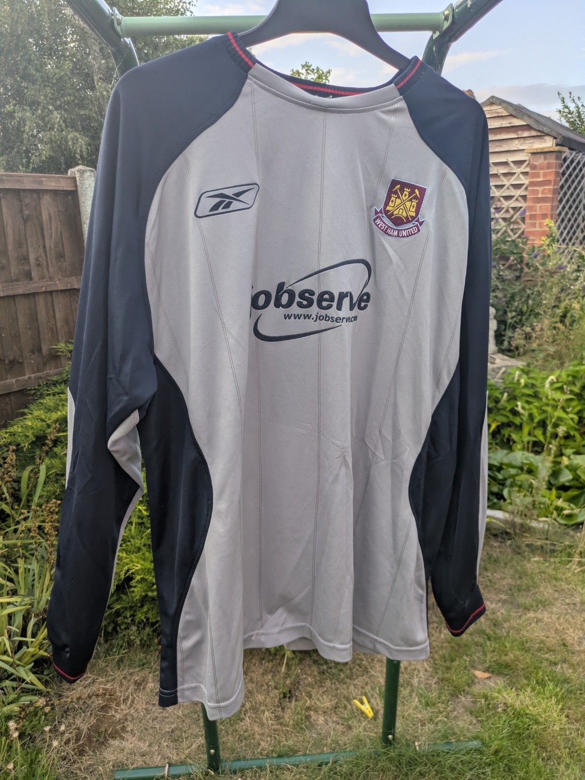 West Ham Goalkeeper Shirt 2003 Long Sleeve Original Medium for sale on Ebay