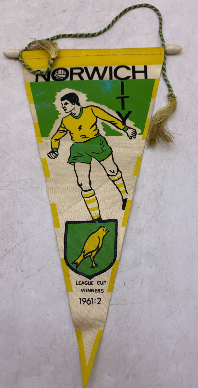 VINTAGE Football Pennant 1960s Norwich City FC for sale on Ebay