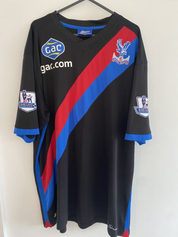 Crystal Palace FC 13/14 XXL Evil Sash Away Shirt With League Sleeve Badges for sale on Ebay