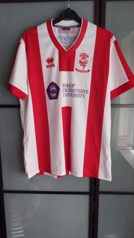 Lincoln City 2017/18 season medium adult home football shirt. for sale on Ebay