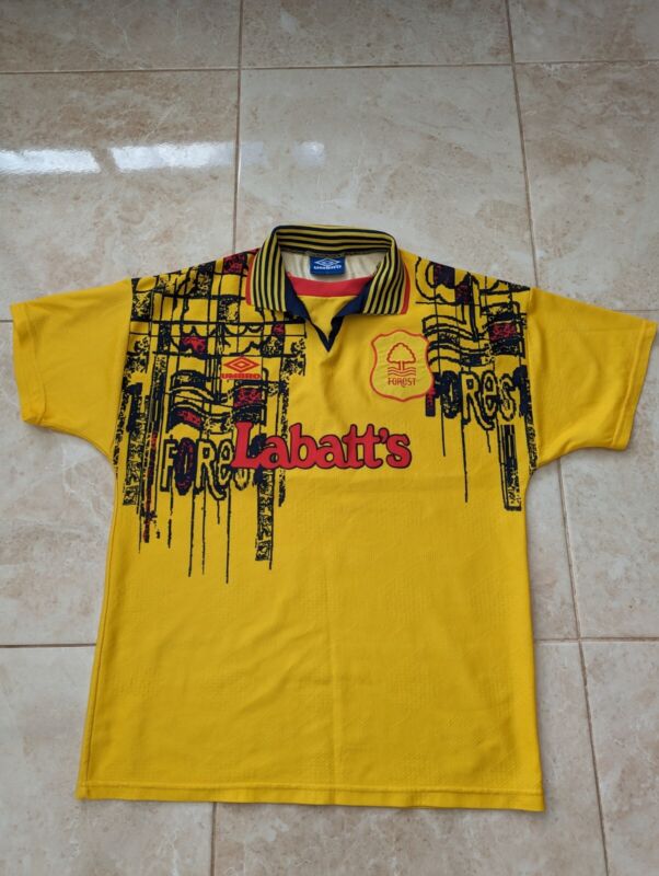 Vintage Umbro Nottingham Forest 1995-96 Away Shirt - Original for sale on Ebay