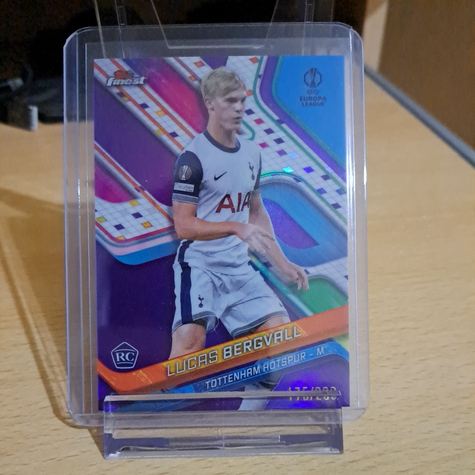 2024-25 TOPPS UCC FINEST - Lucas Bergvall /299 Tottenham Hotspur for sale on Ebay