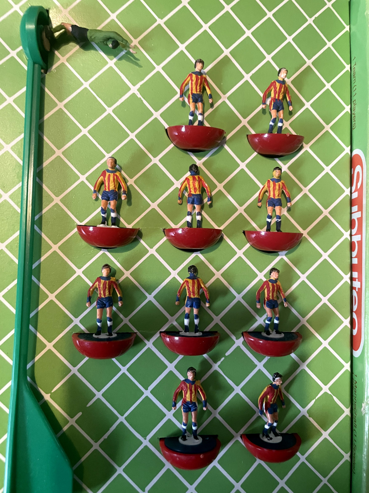 Subbuteo lightweight team 401 Valencia for sale on Ebay
