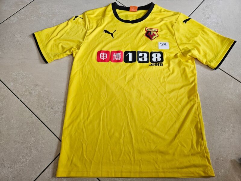Mens Puma Watford Home football shirt 2014 - 2015 Size L for sale on Ebay