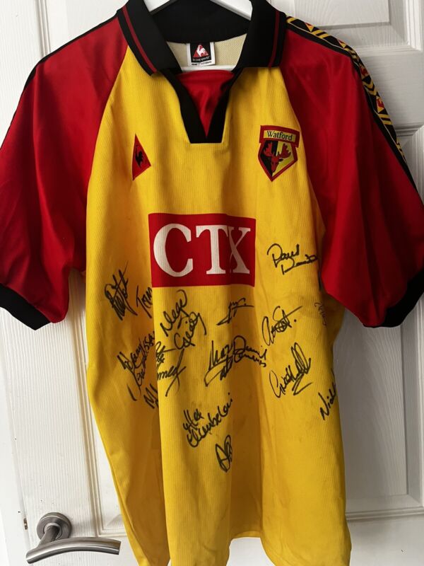 Watford 98/99 Signed Shirt for sale on Ebay