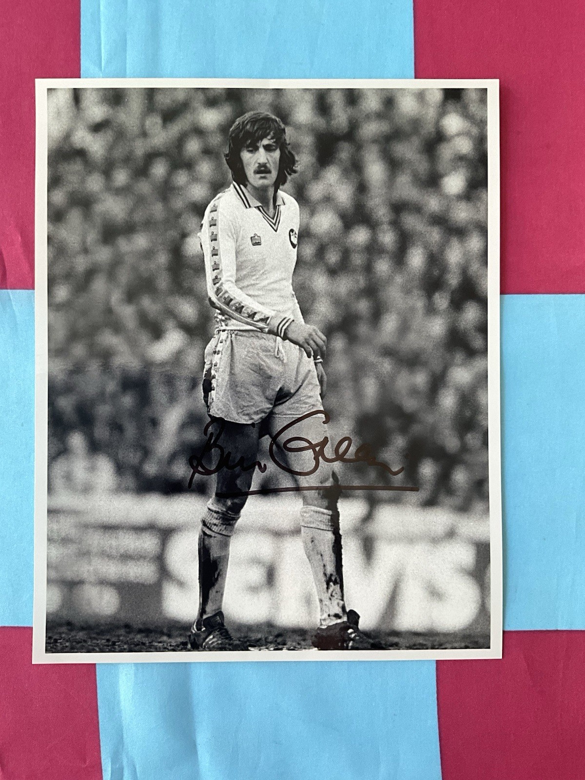 BILL GREEN. WEST HAM UTD. SIGNED. 10X8 INCH PHOTO. RARE. for sale on Ebay