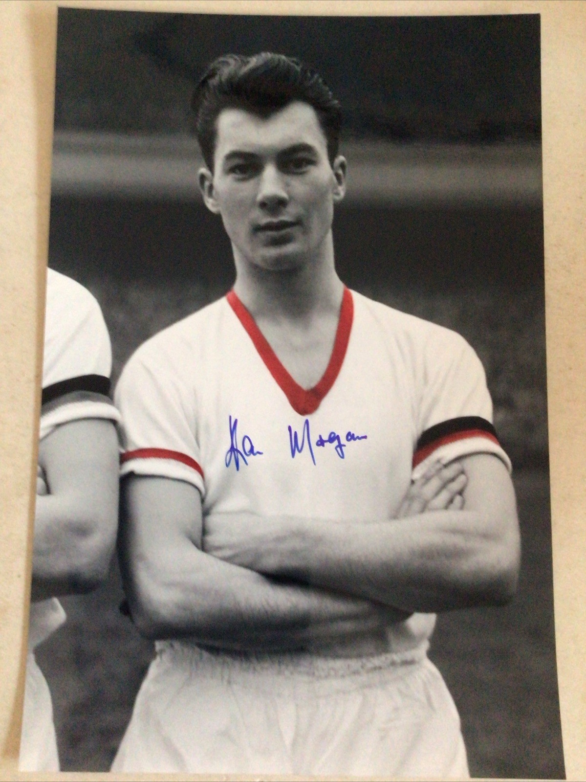 Autograph  Ken Morgans  Manchester United  Signed 12 x 8  Busby Babe 1950s for sale on Ebay