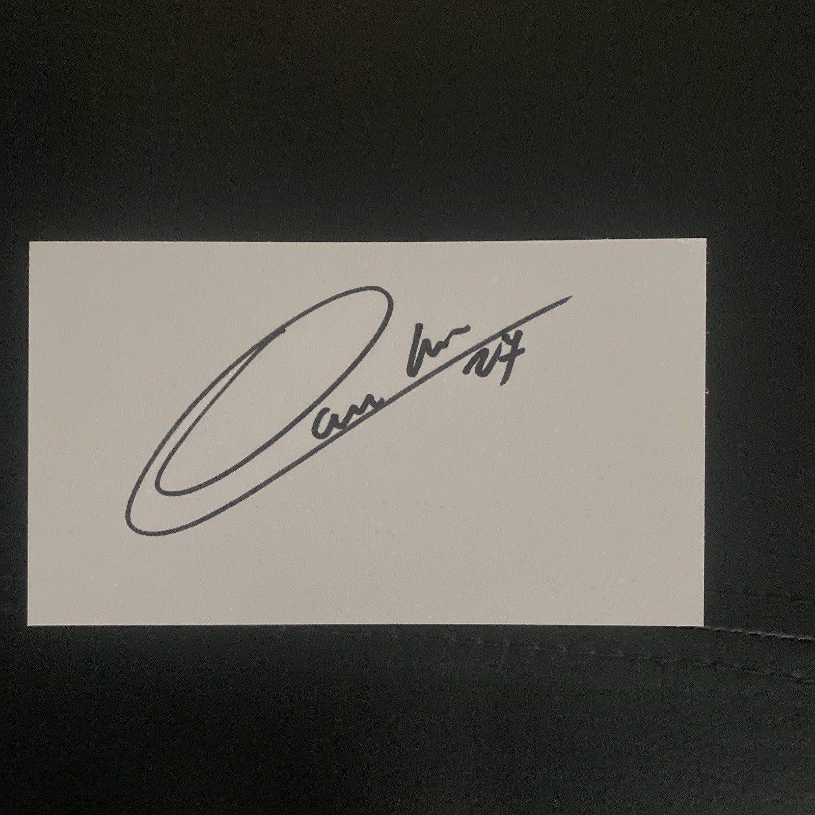 Oscar Gil OH Leuven,Espanyol,Elche,Spain International Hand Signed Card for sale on Ebay