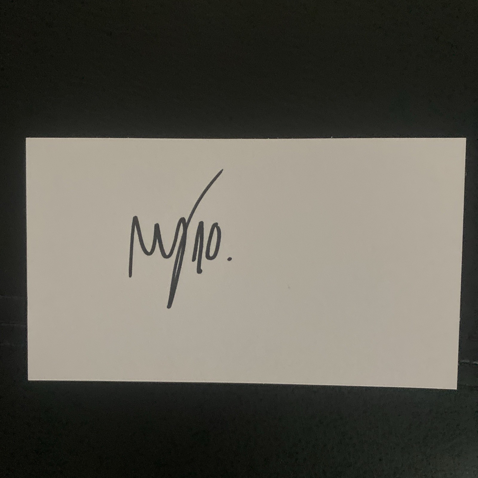 Youssef Maziz OH Leuven,Metz Hand Signed Card for sale on Ebay