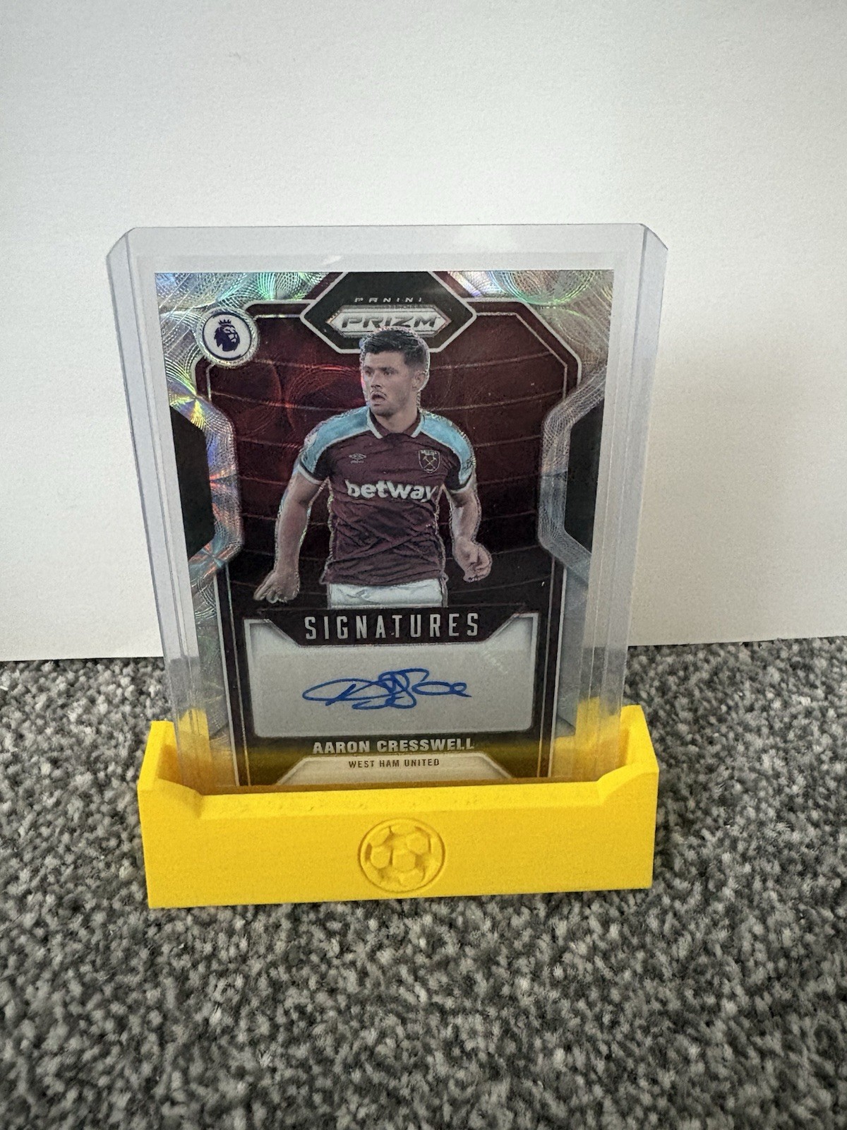 2021-2022 PANINI SIGNED AARON CRESSWELL WEST HAM UNITED for sale on Ebay