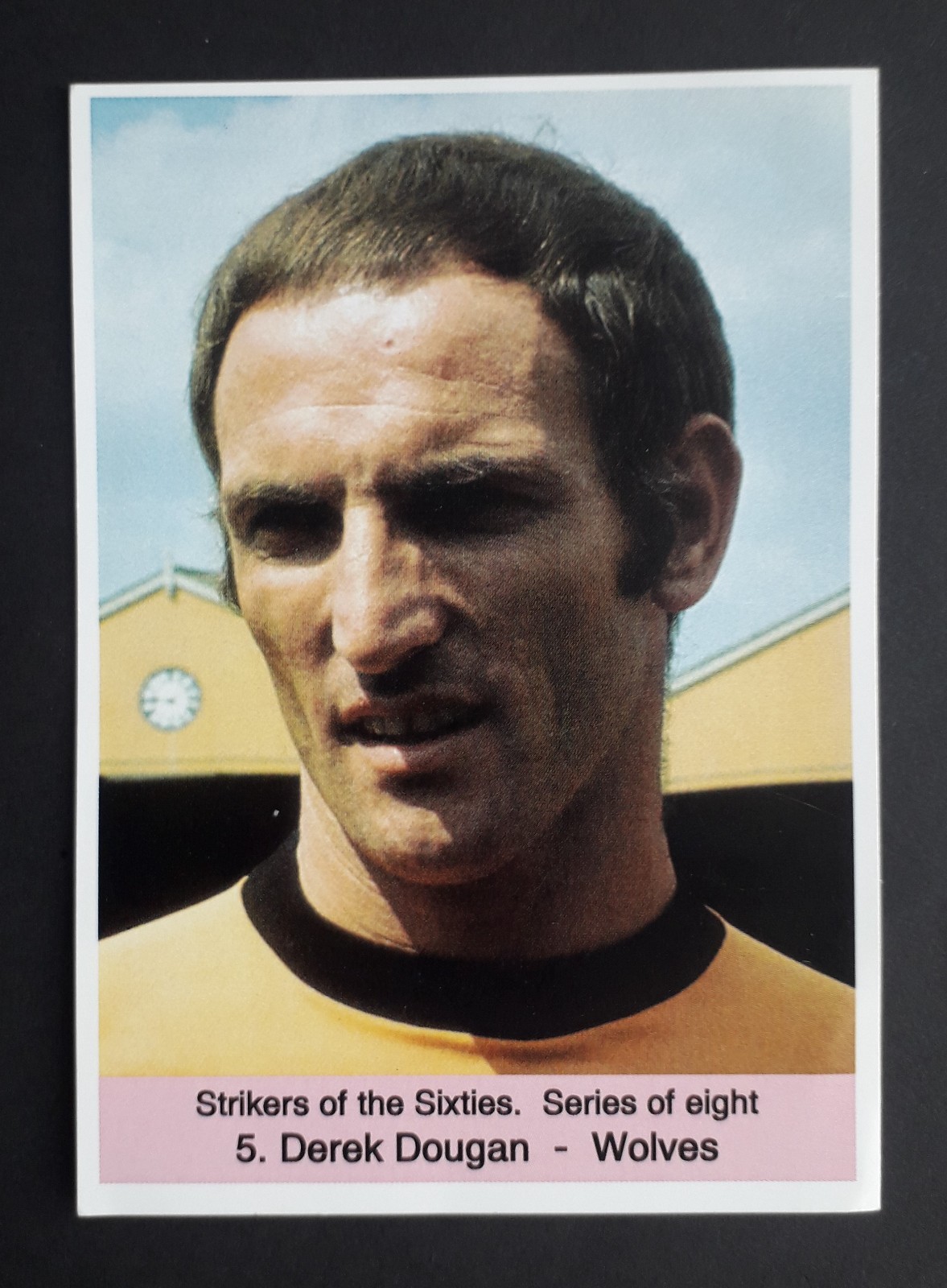 DEREK DOUGAN Strikers of the Sixties,  Wolves Football Club - modern postcard for sale on Ebay
