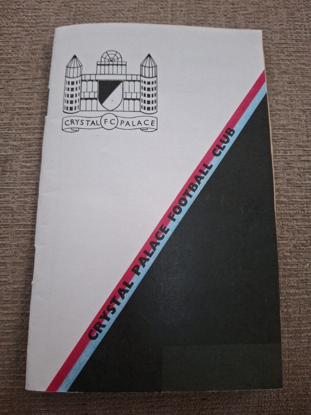 Crystal Palace HANDBOOK - 1931/32 for sale on Ebay