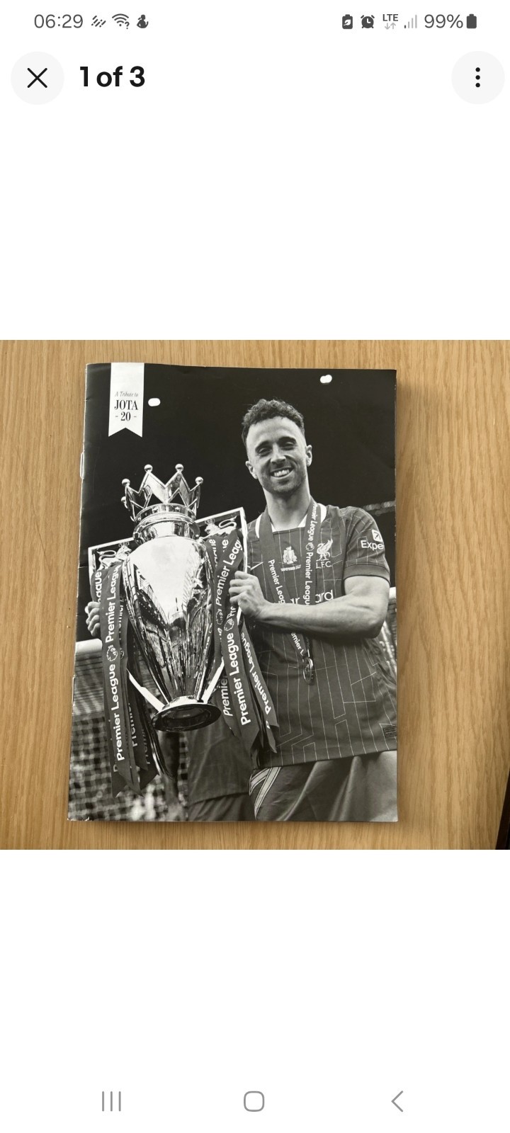 PRESTON NORTH END v LIVERPOOL  Diogo Jota Tribute Programme 13/07/25 Friendly for sale on Ebay