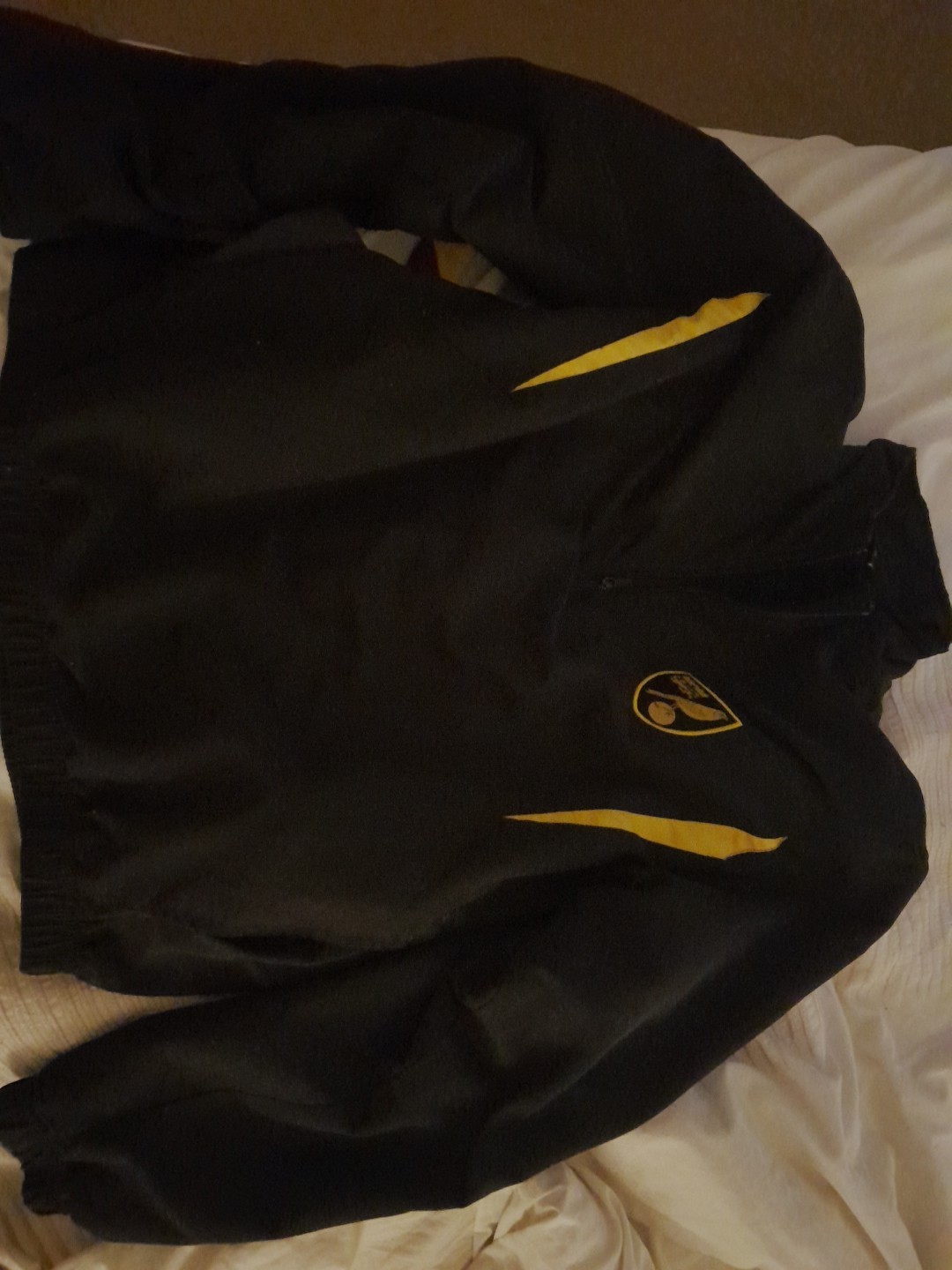 Norwich City Football Club Tracksuit Top Sz MENS Large for sale on Ebay