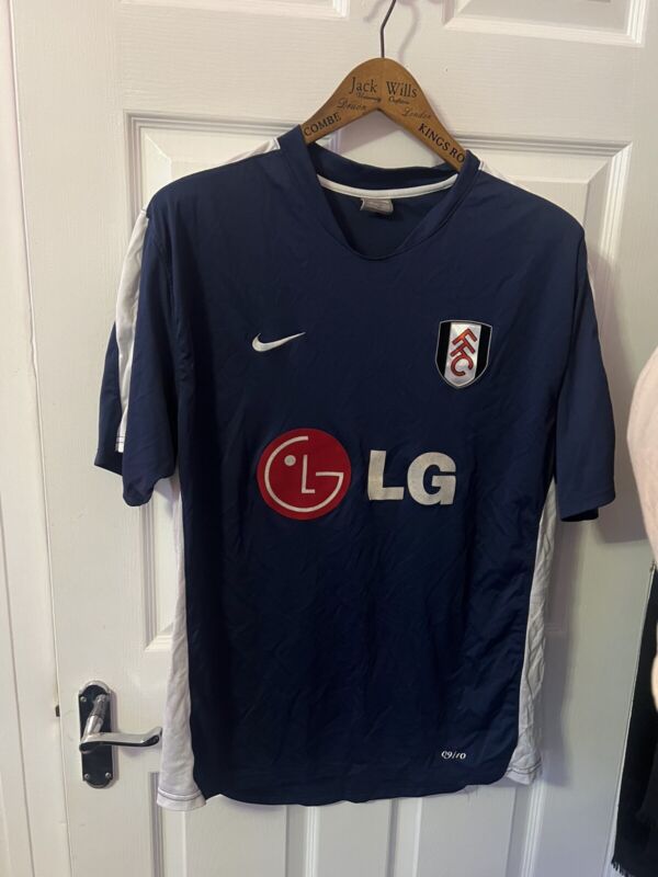 Nike Fulham FC 2009-10 Blue Away Shirt XL  Europa League Final Season for sale on Ebay