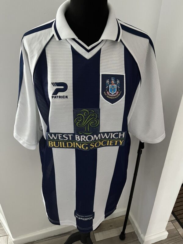 Patrick WBA West Bromwich Albion home football shirt Size XL for sale on Ebay