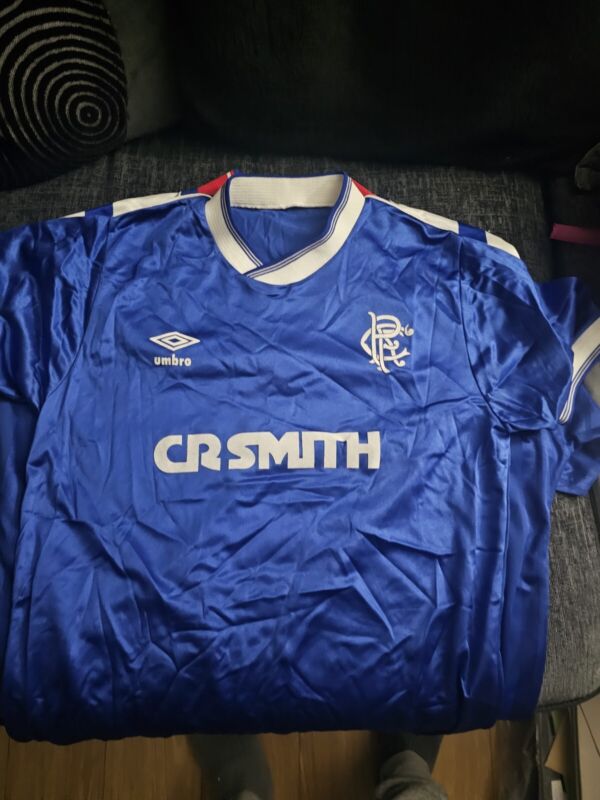 Original Glasgow Rangers Home Top Shirt. 1984-1987. Cr Smith Rare Kit Immaculate for sale on Ebay