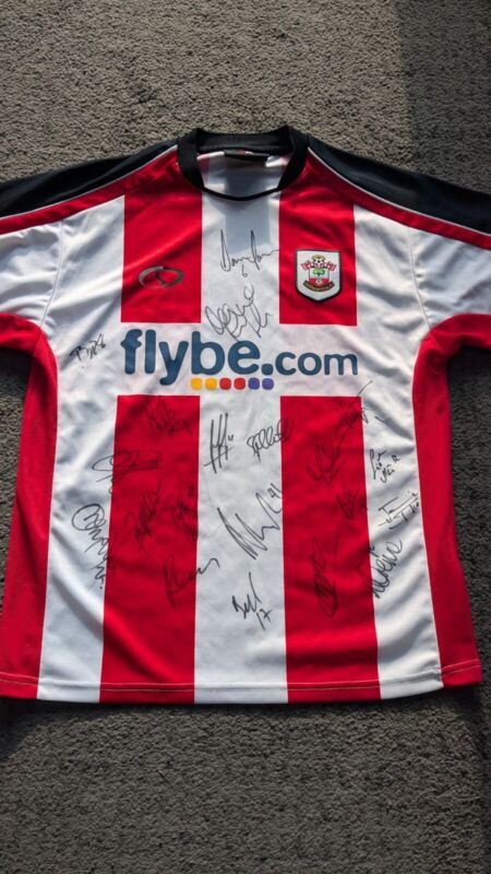 Southampton FC signed shirt - including Gareth Bale's signature for sale on Ebay