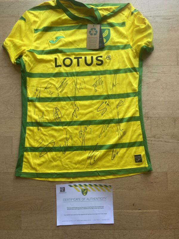 Norwich City Signed Shirt. for sale on Ebay