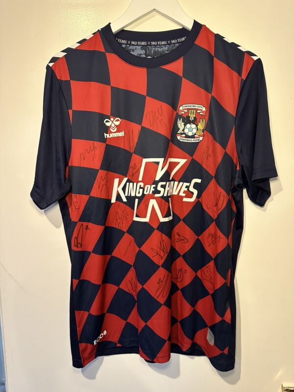 Coventry City 23/24 Squad Signed Away Shirt for sale on Ebay