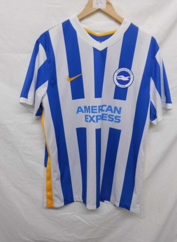 Mens NIKE BRIGHTON AND HOVE ALBION Football 21-22 Shirt Trossard UK XL - CG W10 for sale on Ebay