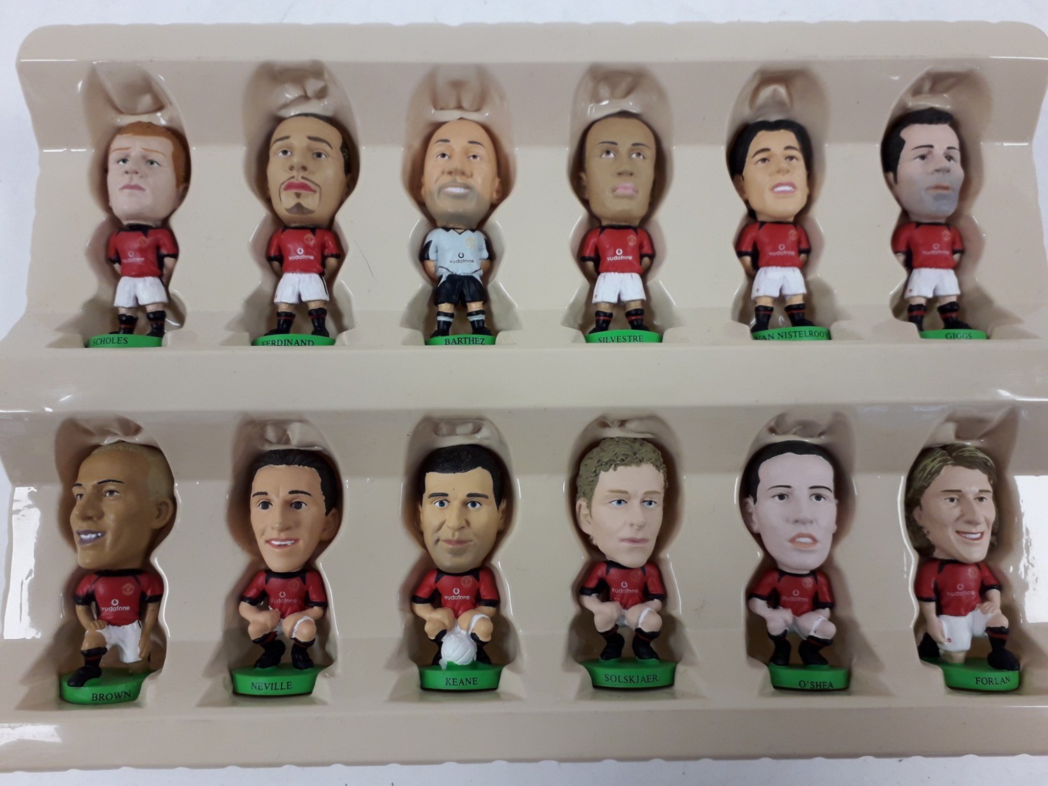 Manchester United 2002 ProStars 12 Fan Favourites Corinthian Figures Boxed Set for sale on Ebay