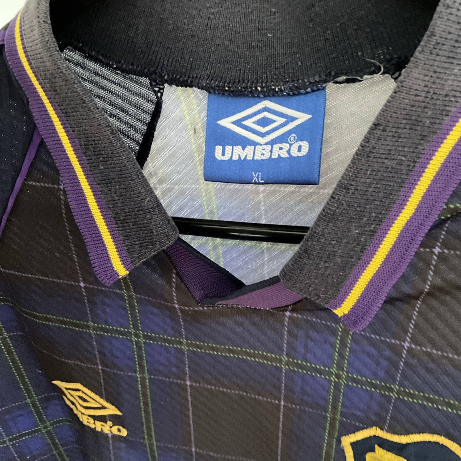 Scotland Home Shirt 1994. Large. Original Umbro. Blue Adults Football Top Only L for sale on Ebay