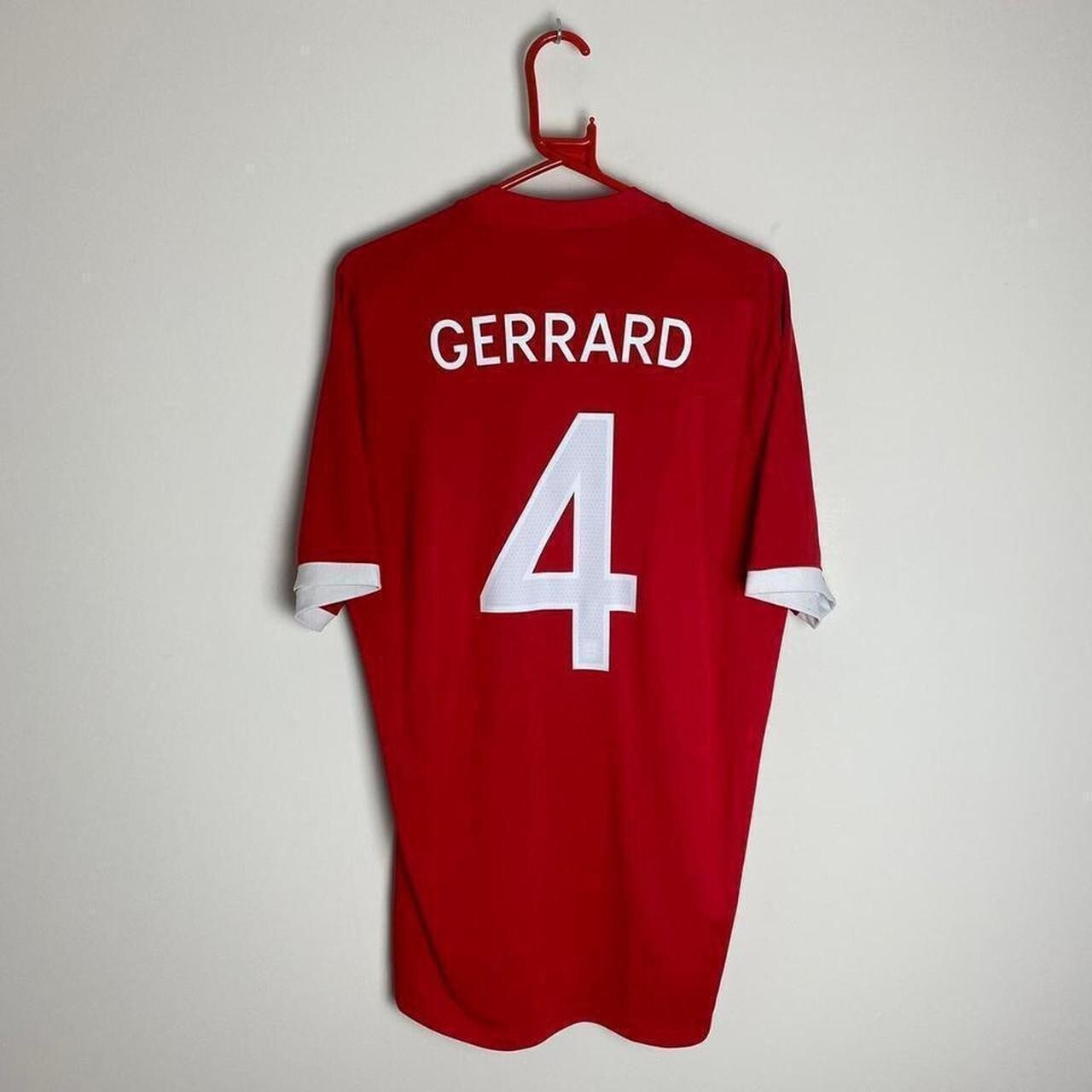 England Football Shirt Jersey 2010 Away GERRARD #4 (L) 0444 for sale on Ebay