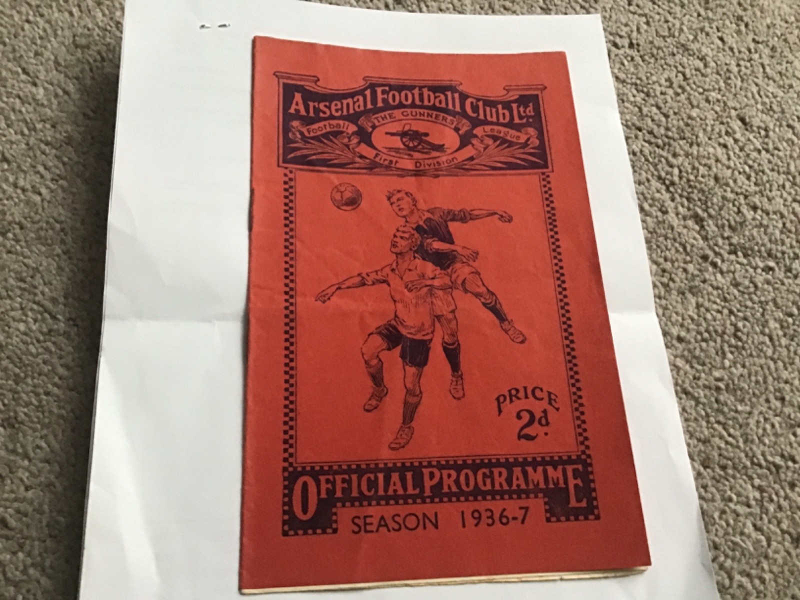 Arsenal v Swansea Town London Combination Football  Programme 13/2/1937. for sale on Ebay