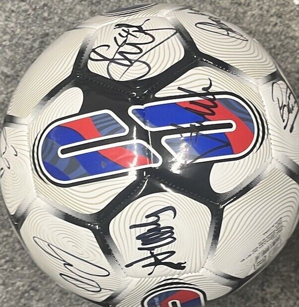 Leicester City Squad Signed Football 23/24 wCOA for sale on Ebay