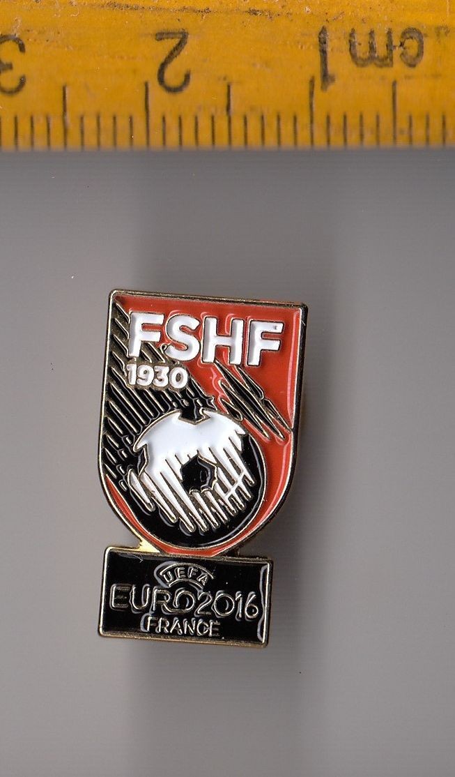 UEFA Euro 2016 France Albania Football Federation Association pin badge for sale on Ebay
