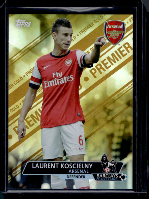 TOPPS PREMIER GOLD 2013 LAURENT KOSCIELNY ARSENAL PARALLEL 1/1 for sale on Ebay