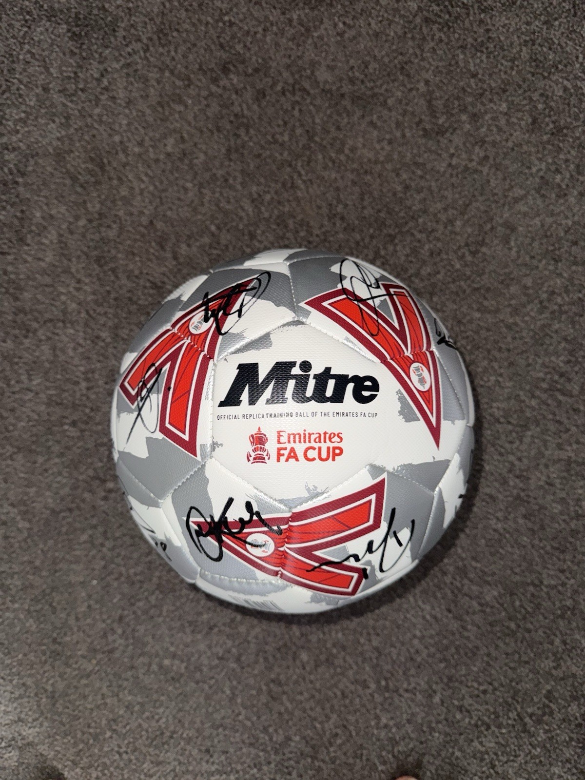 SIGNED CRYSTAL PALACE BALL SHIRT 24/25 FA CUP WINNERS GLASNER EZE HENDO PROOF for sale on Ebay