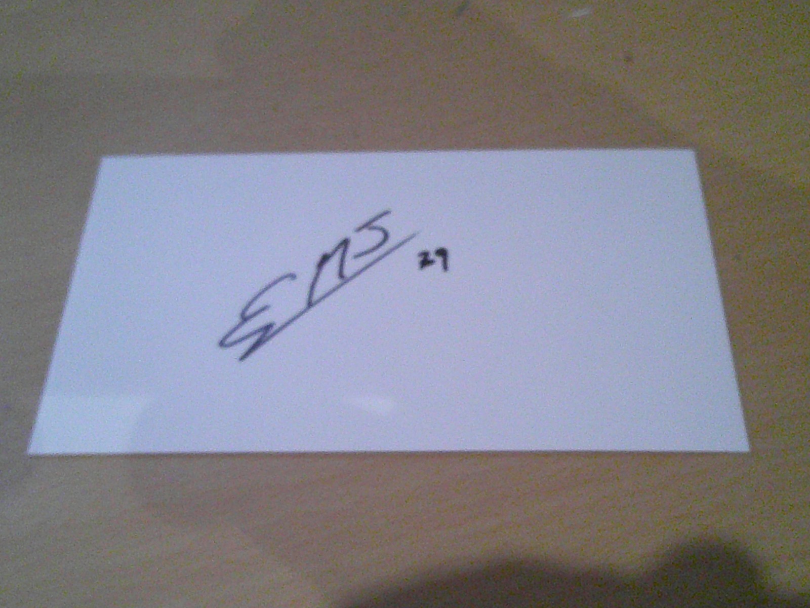 signed card of nottingham forest footballer george murray-jones for sale on Ebay