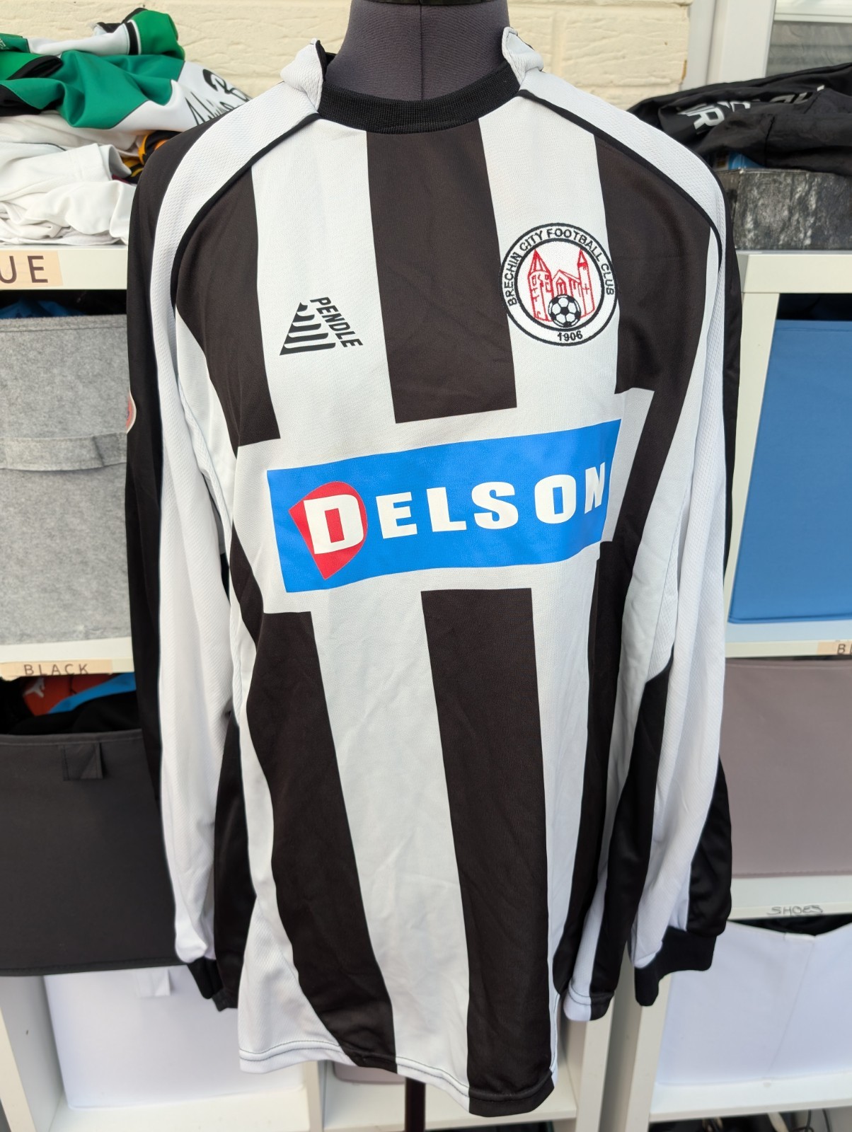 Brechin City Match Worn Football Shirt Scotland Long Sleeved Top Now Non League for sale on Ebay