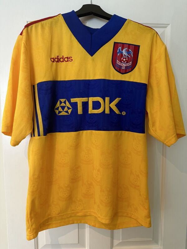 Crystal Palace Away Shirt 1997/98 Lombardo 7 Adidas Authentic Original Large for sale on Ebay