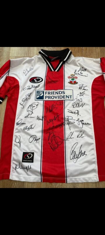 Southampton FC Shirt Squad Signed Matt Le Tissier  for sale on Ebay