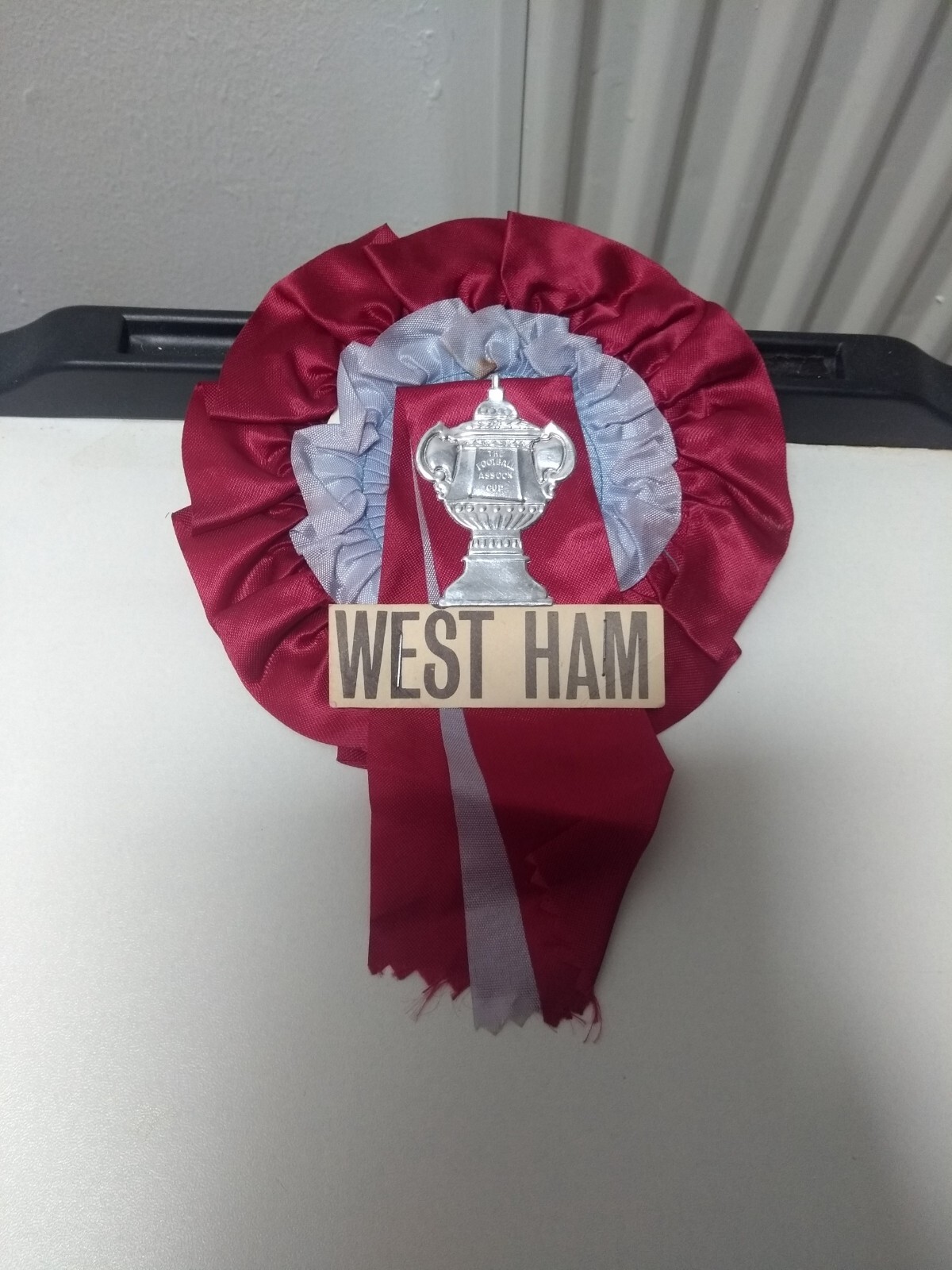 WEST HAM UNITED FC,  VINTAGE ROSETTE, for sale on Ebay
