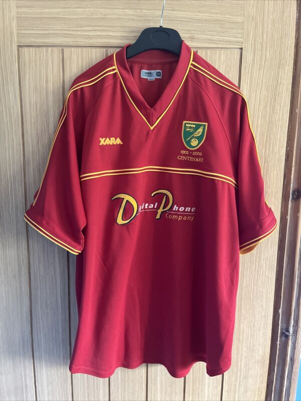 Norwich City Centenary Away Shirt 2001-03 Size XL for sale on Ebay