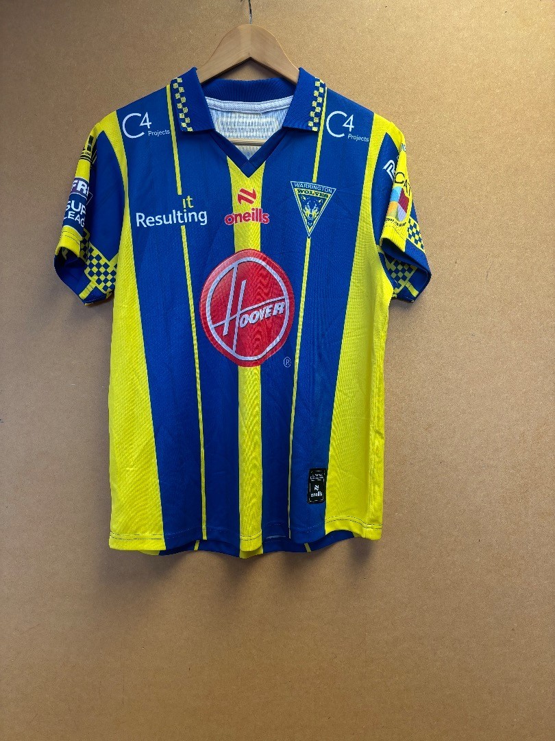 Unisex O'neills Warrington Wolves Sports T-shirt Blue Size M/12 CG P15 for sale on Ebay