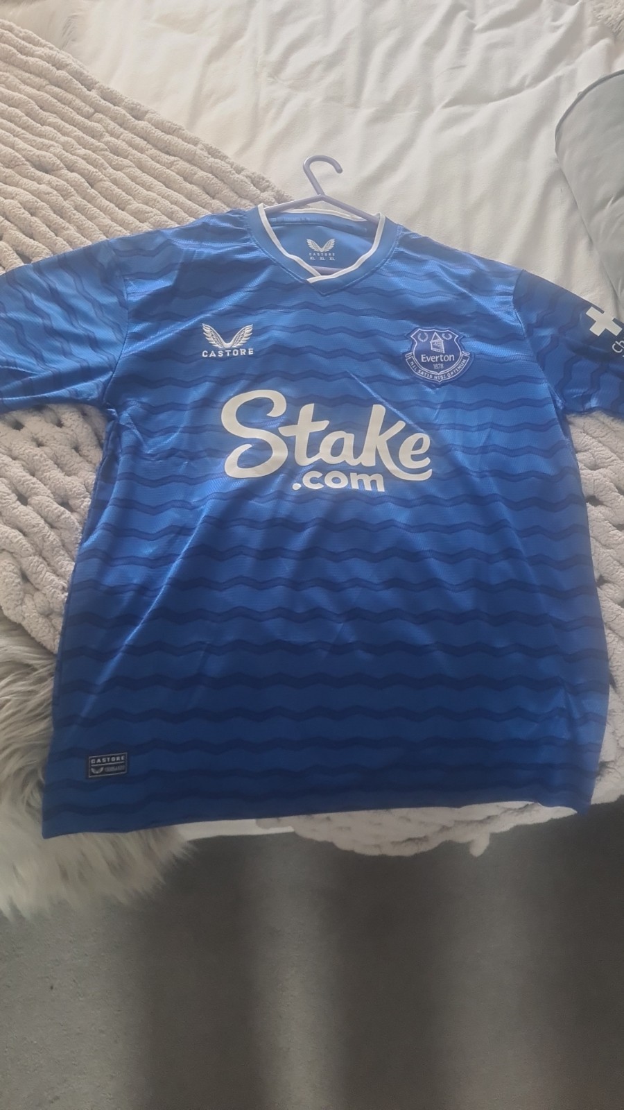 Everton Castore Home Replica Shirt 2025-26 for sale on Ebay