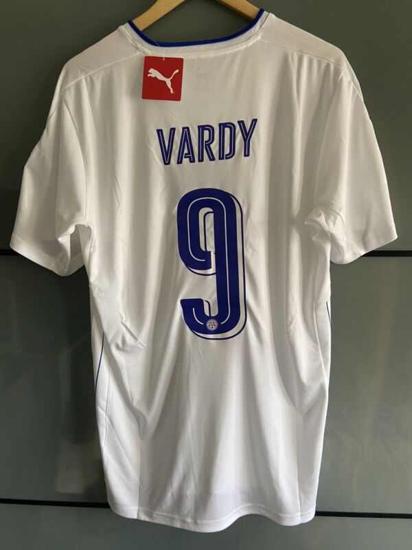 BNWT Leicester City FC 2016/2017 Football Shirt Champions League. Jamie Vardy 9 for sale on Ebay