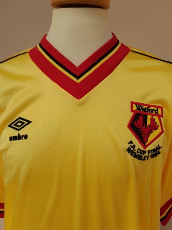 Vintage Original Umbro Watford Cup Final Shirt 1984 Mens Large And Mint  for sale on Ebay