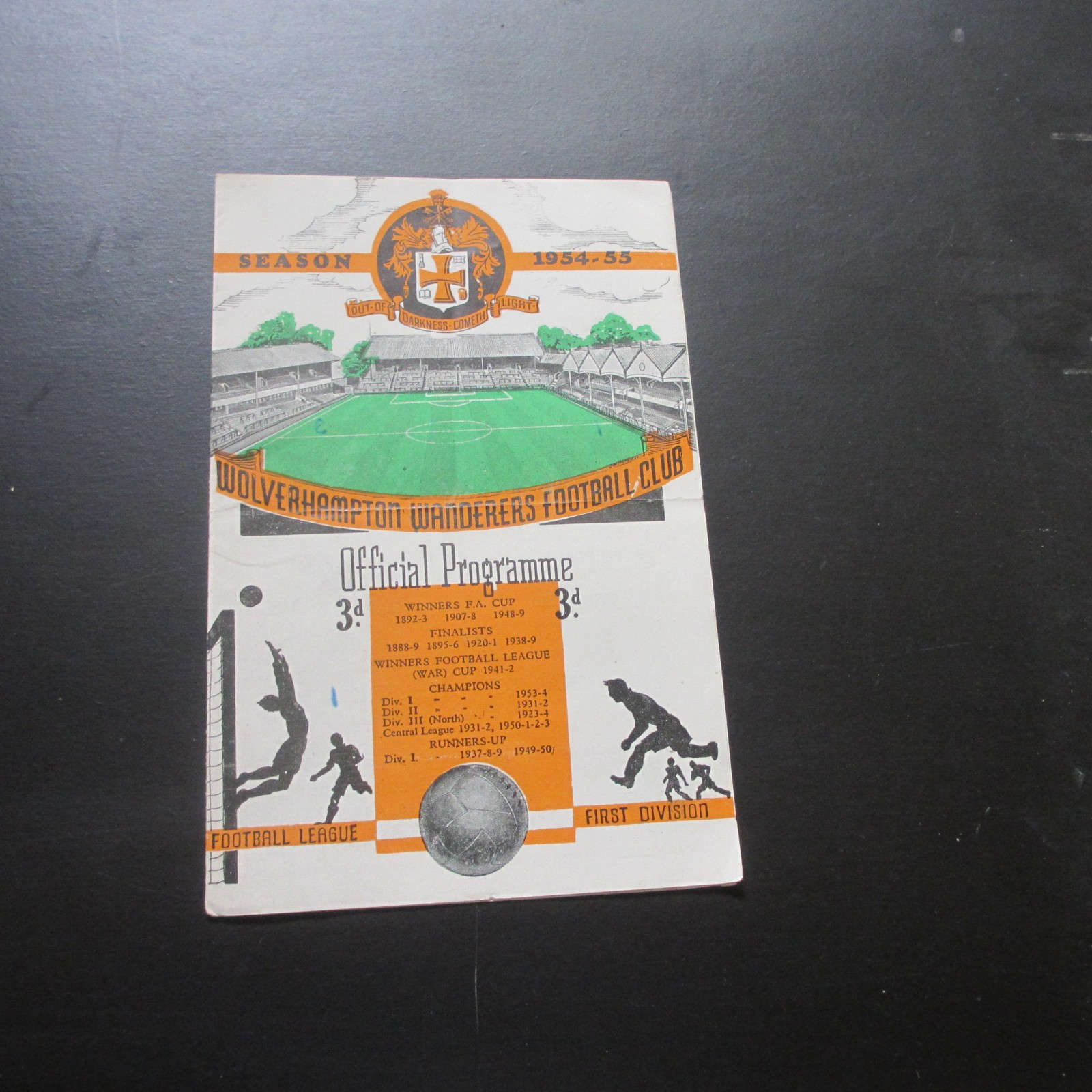 Wolves v Charlton FA Cup 5th Rd 1954/5 for sale on Ebay
