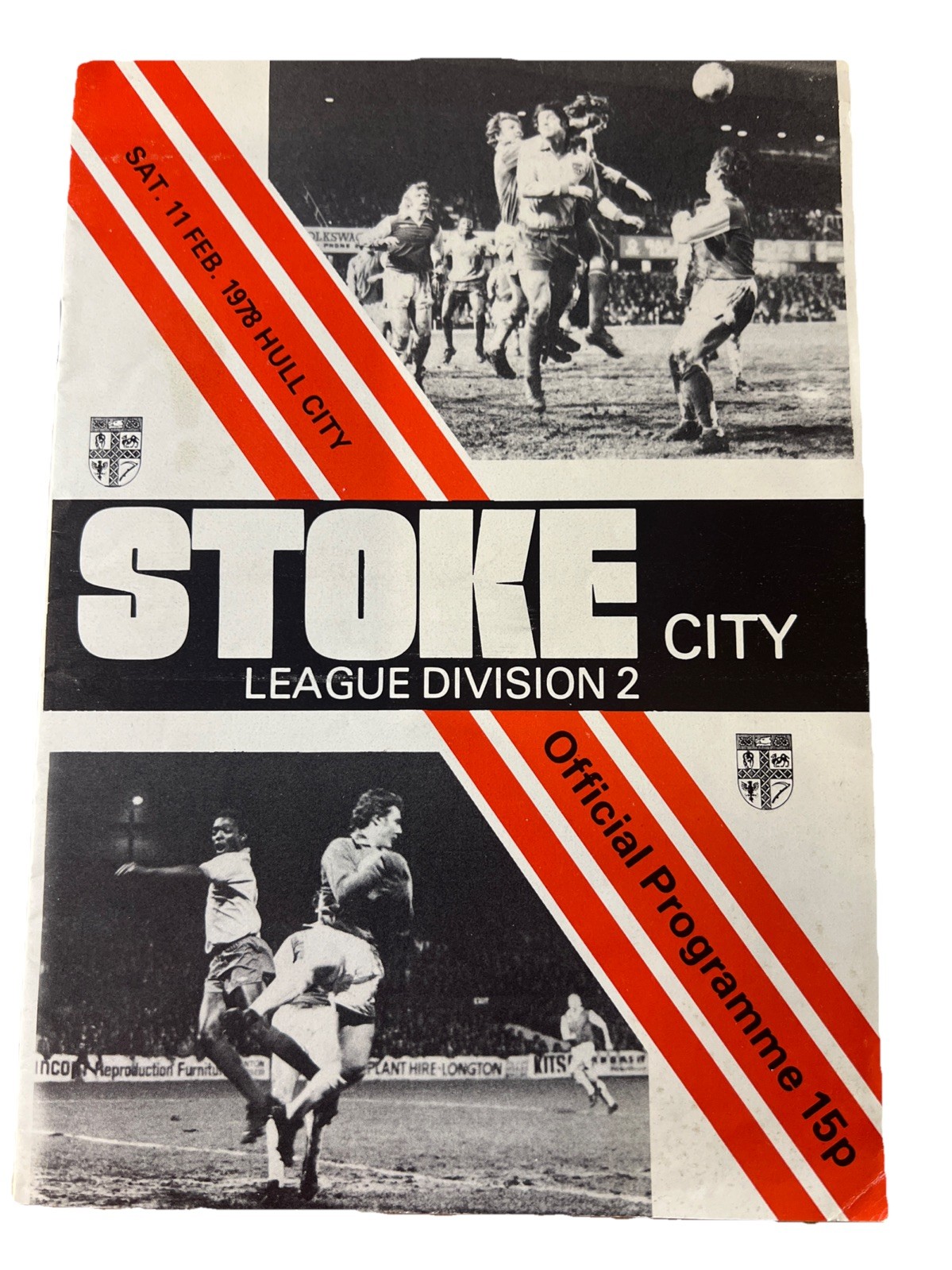 77/78 Stoke City v. Hull City - Postponed Issue Dated 11th February. for sale on Ebay