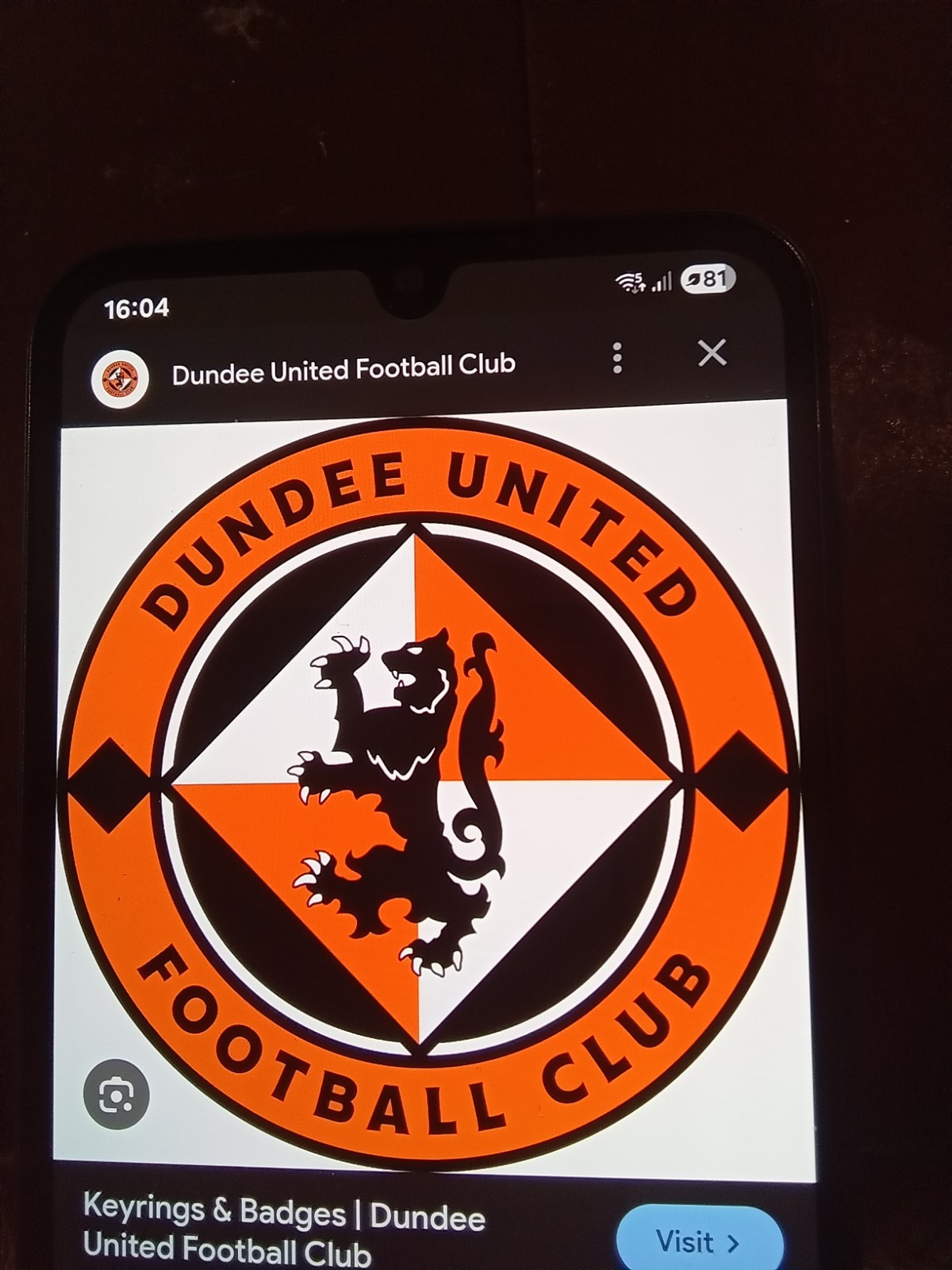 Dundee United V Oldham Athletic for sale on Ebay