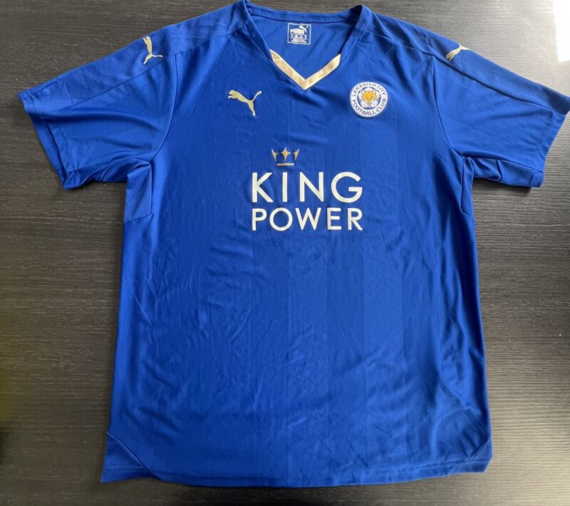 Leicester City 2015/16 Title Winning Adult Shirt Xl Puma Football Jersey for sale on Ebay