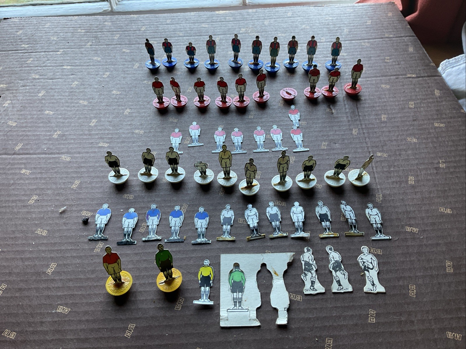 Subbuteo 1950’s Celluloid Flat  Players Collection for sale on Ebay