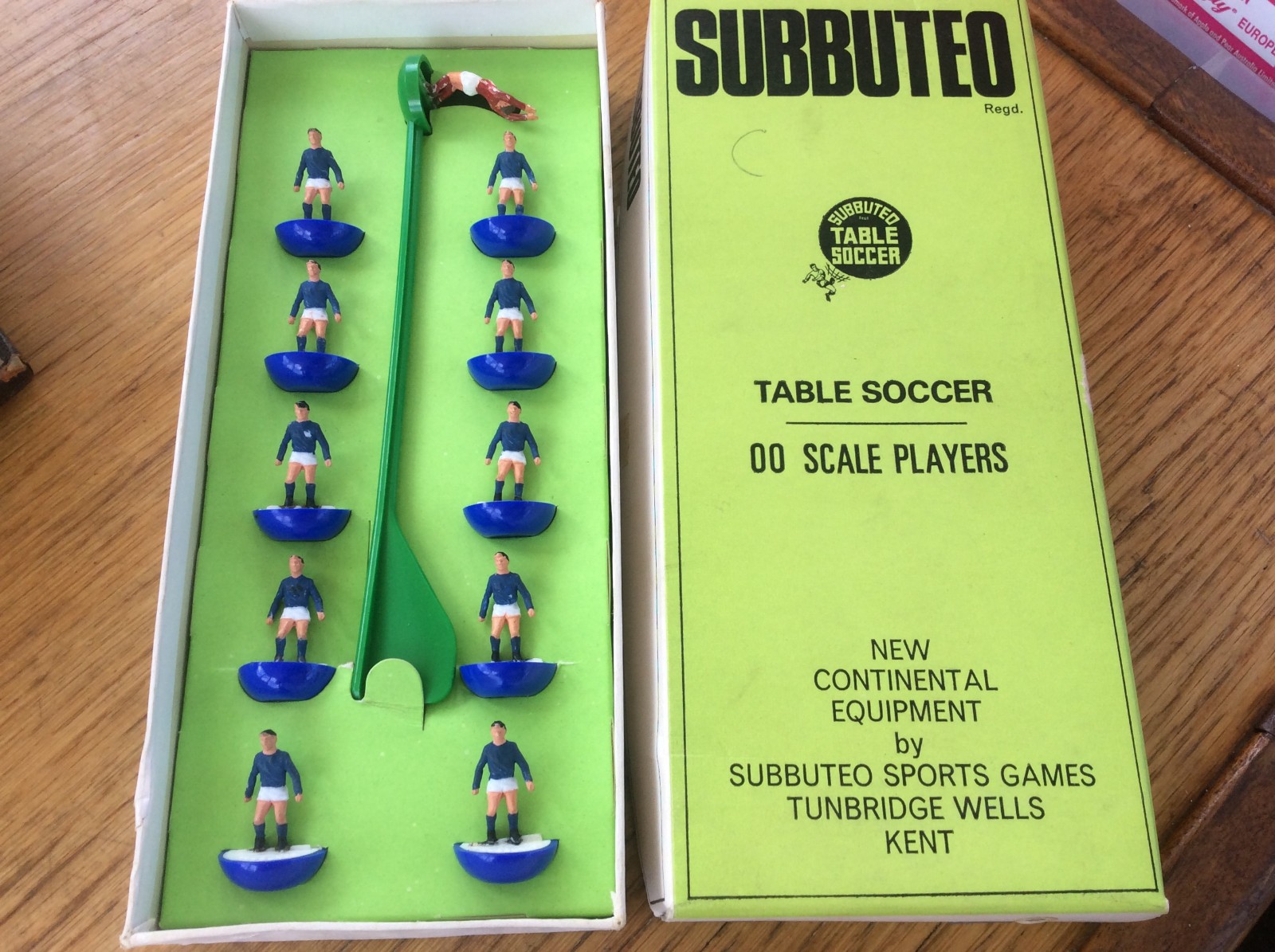 Subbuteo HW Team - Generic Blue - Original Reference 2 Label to Box - for sale on Ebay